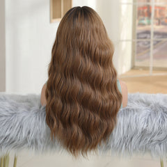 13*6 Lace Wig Imported Fiber Smooth Wig Curly Soft and Durable 200% High Density Handmade Lace
