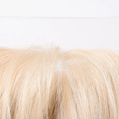 Improved Hairstyle 13*6 HD U Lace Wig Synthetic Future Fiber Natural Soft Wig Long Straight Blonde Platinum Color 613 Wig