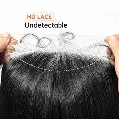 Japanese Future Fiber 13x4 Lace Front Synthetic Wig Long Straight 30-Inch Natural Black Soft Hair Bangs High Temperature Fiber
