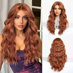 Live Action Photo Black Obrem Wave Wig Curly Matte Blend High Density Heat Resistant Fiber Layered Striped African Wig