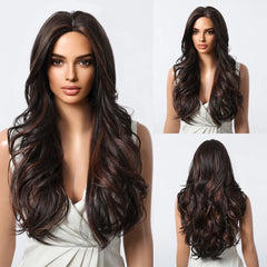 Fully Stocked Blonde White Ombre Natural Curly Hair Synthetic Chemical Fiber Wig No Bangs Wig Matte High Density Live Photo