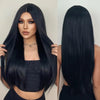 Future Fiber 32inch T-shaped Lace Front Wig Soft and Smooth White Silver Lace Wig Closed Cap Real Photo