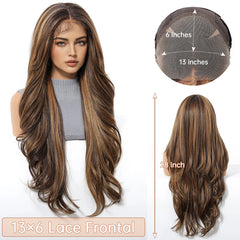Futura Fiber 13x6 Lace Synthetic Wig Black with Silver Strands Mixed White Stripes Soft High Density Real Video Heat Resistant